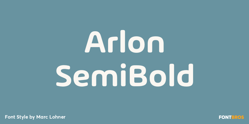 Arlon SemiBold Poster