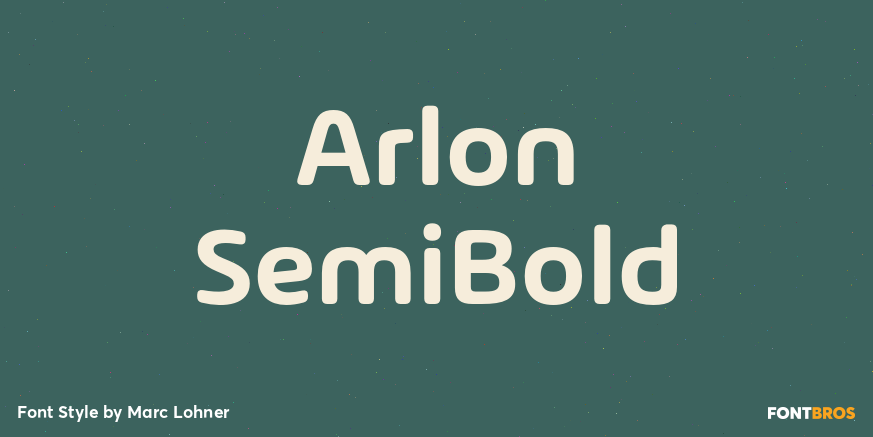 Arlon SemiBold Poster