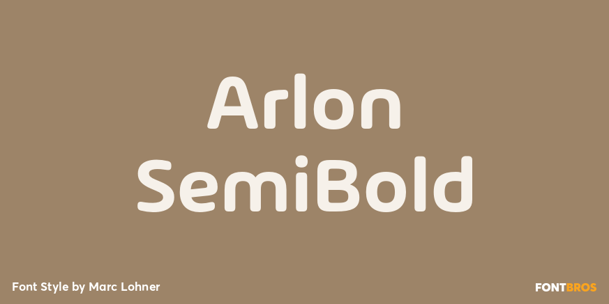 Arlon SemiBold Poster