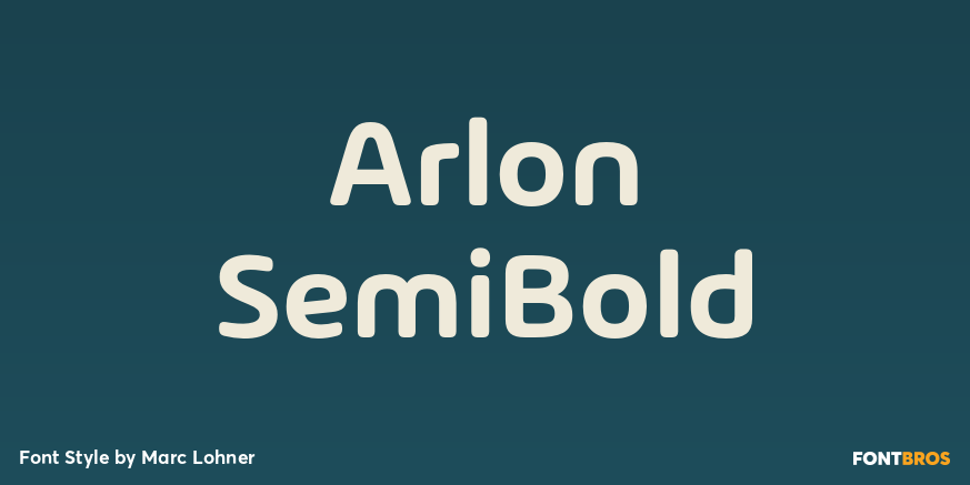 Arlon SemiBold Poster