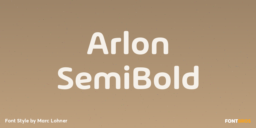 Arlon SemiBold Poster