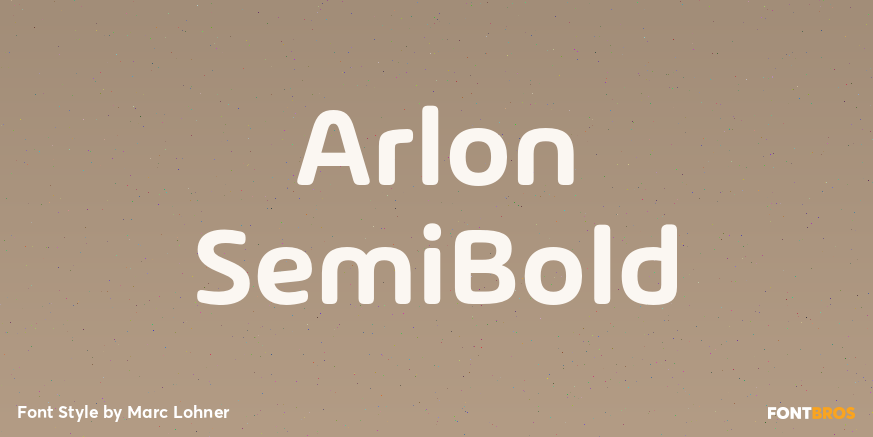 Arlon SemiBold Poster