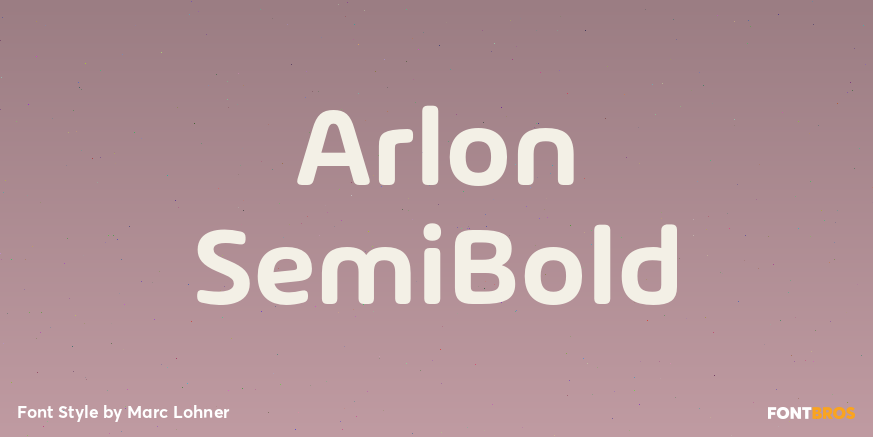 Arlon SemiBold Poster