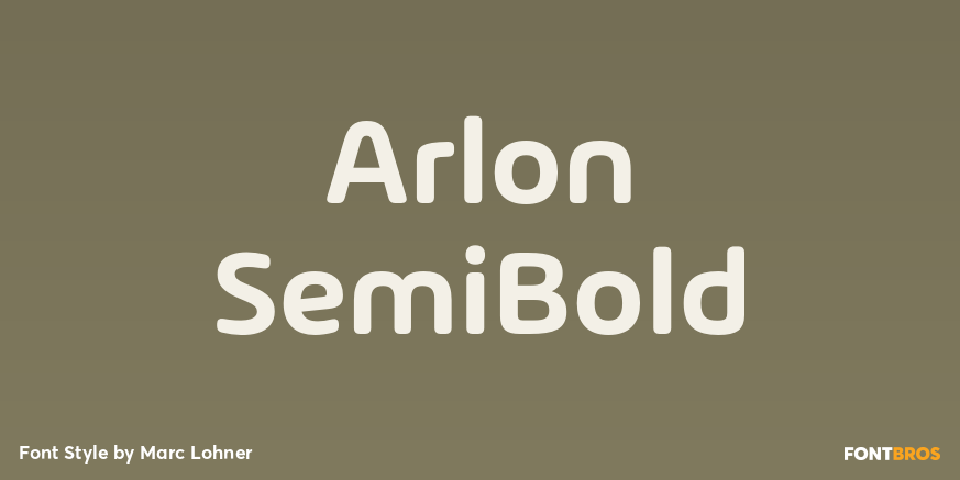 Arlon SemiBold Poster