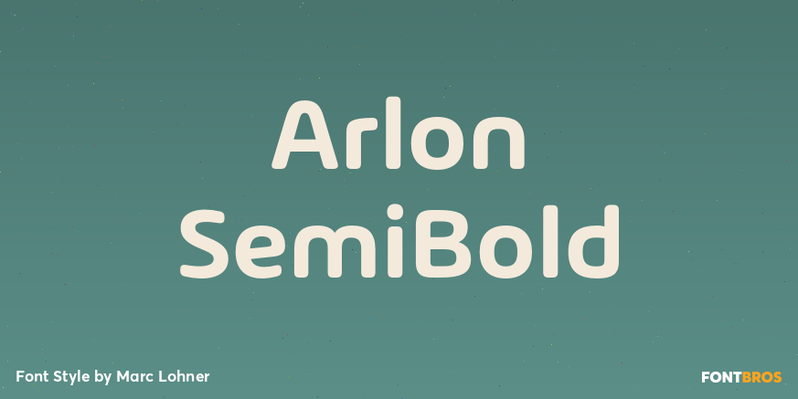 Arlon SemiBold Poster