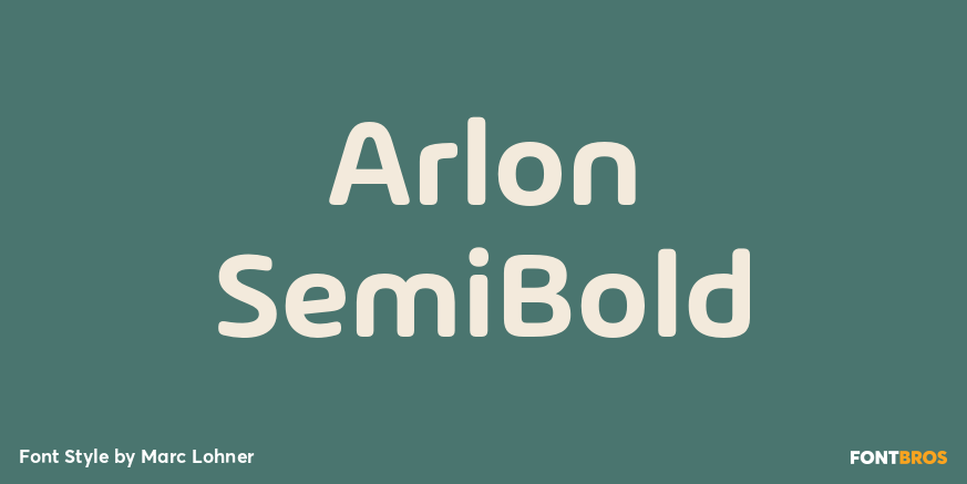 Arlon SemiBold Poster