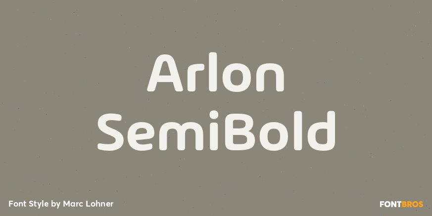 Arlon SemiBold Poster