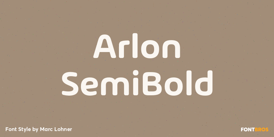 Arlon SemiBold Poster