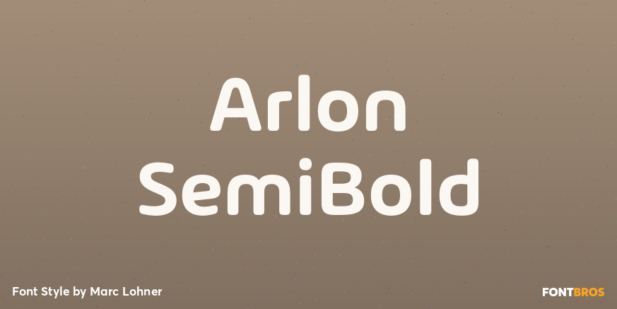 Arlon SemiBold Poster