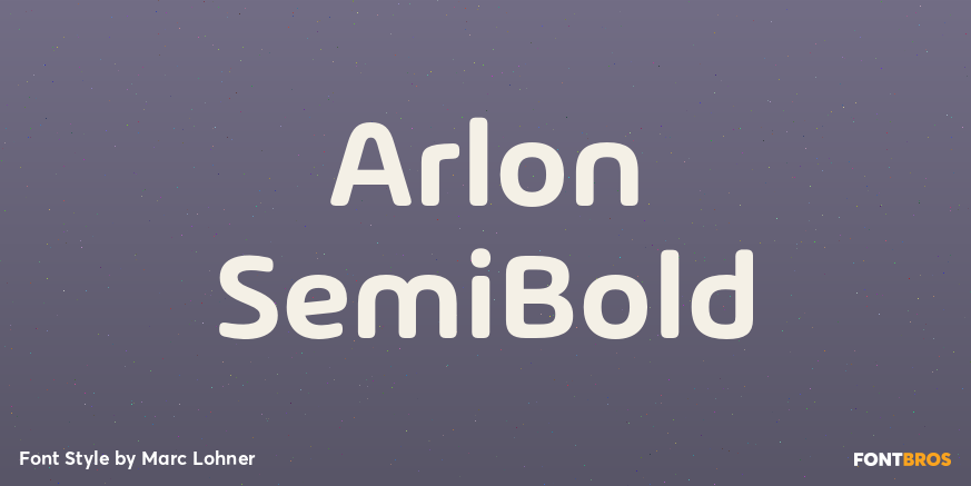 Arlon SemiBold Poster