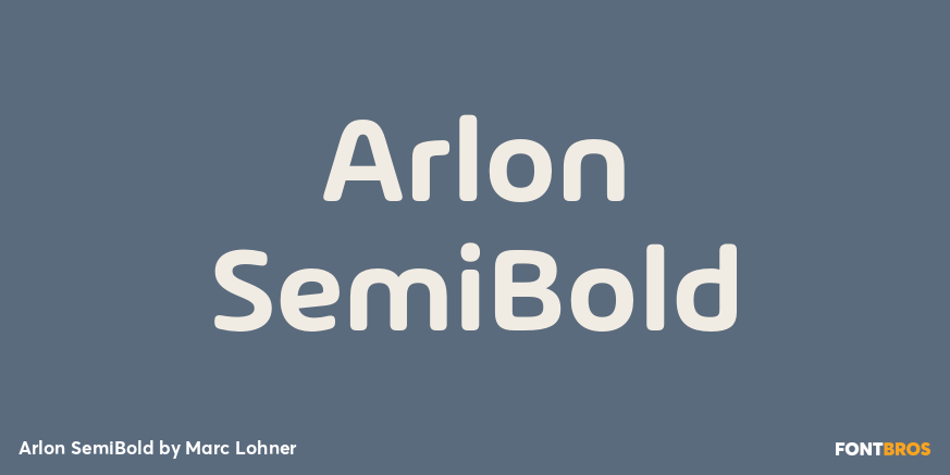 Arlon SemiBold Poster