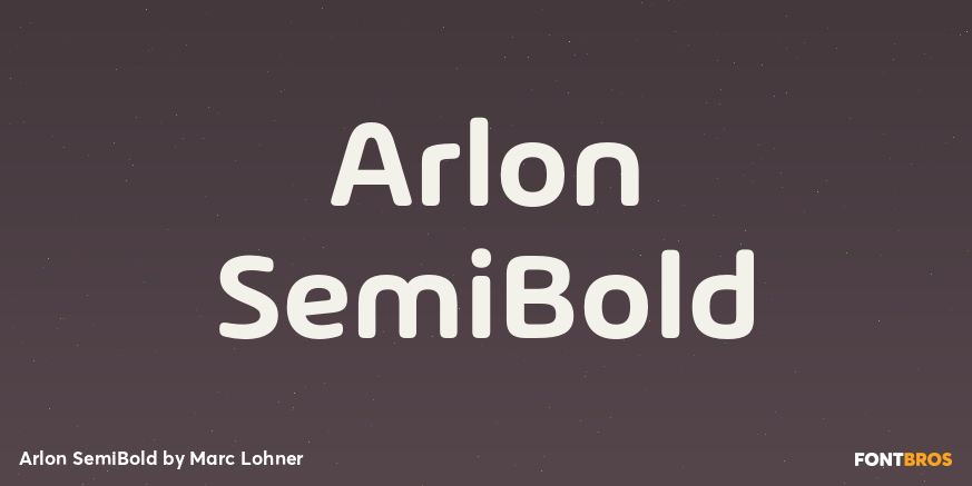 Arlon SemiBold Poster