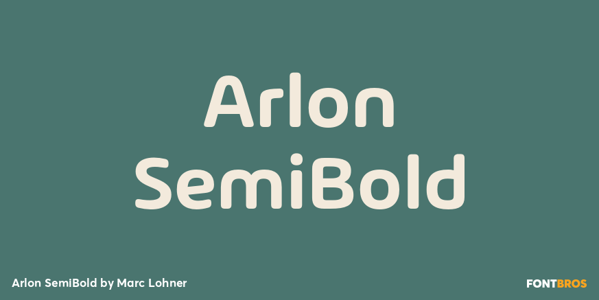 Arlon SemiBold Poster