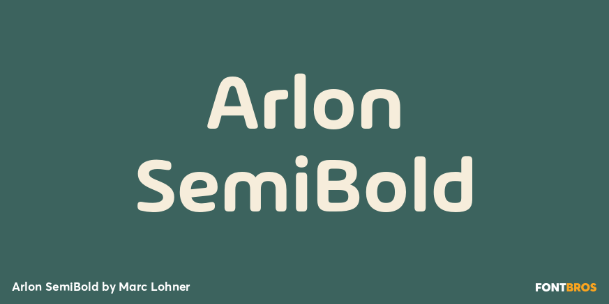 Arlon SemiBold Poster