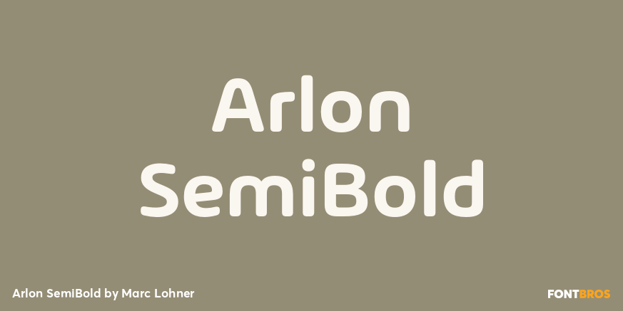 Arlon SemiBold Poster