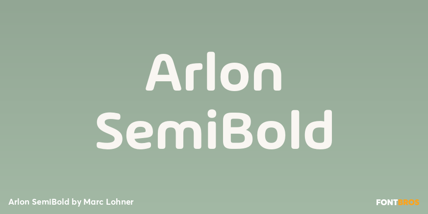 Arlon SemiBold Poster
