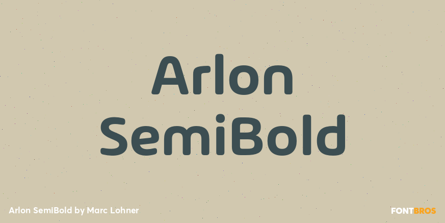 Arlon SemiBold Poster