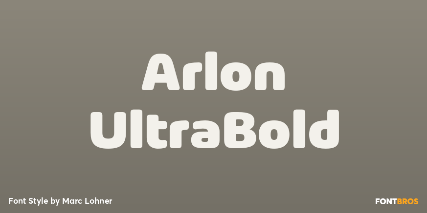 Arlon UltraBold Poster