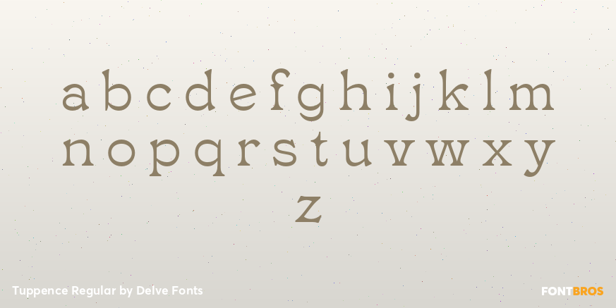 Tuppence Regular Font Poster #3