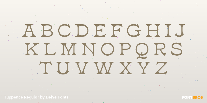Tuppence Regular Font Poster #1