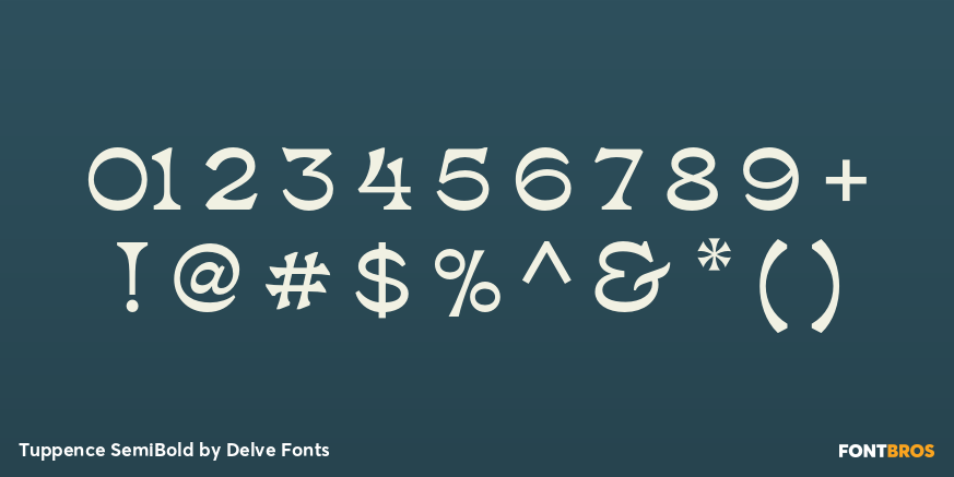 Tuppence SemiBold Font Poster #1