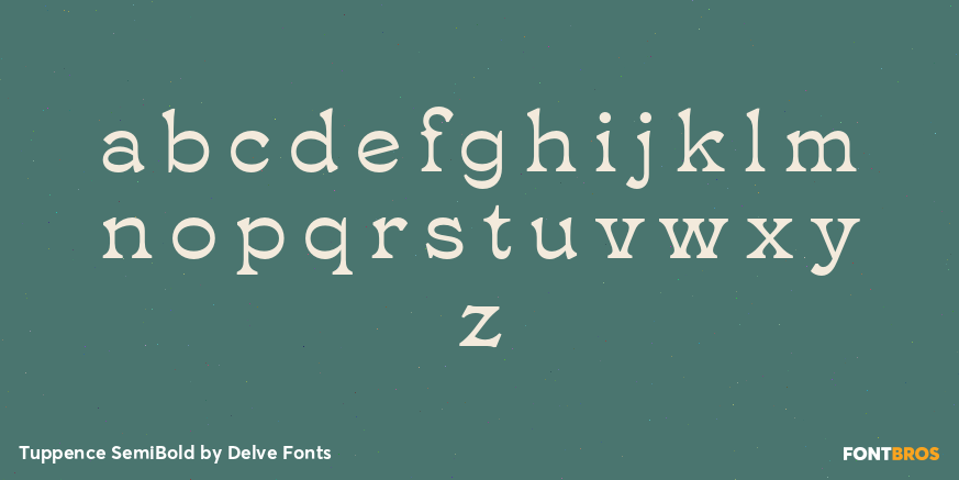 Tuppence SemiBold Font Poster #3