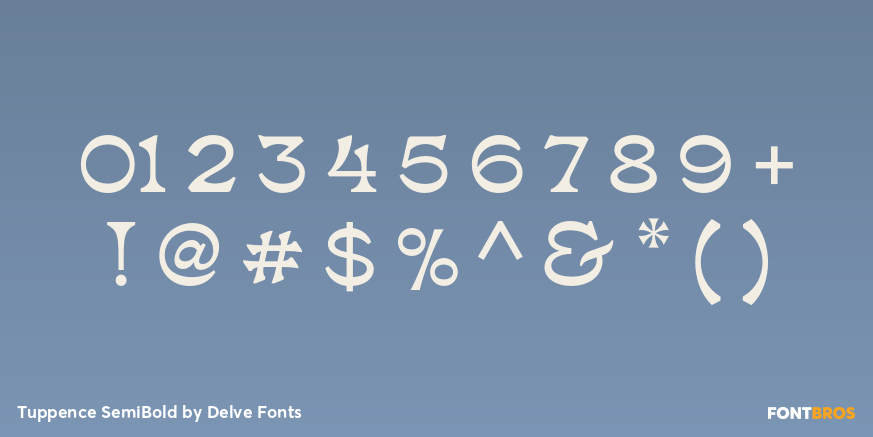 Tuppence SemiBold Font Poster #4