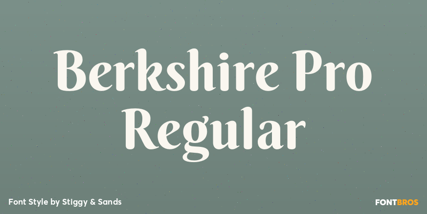 Berkshire Pro Regular Poster