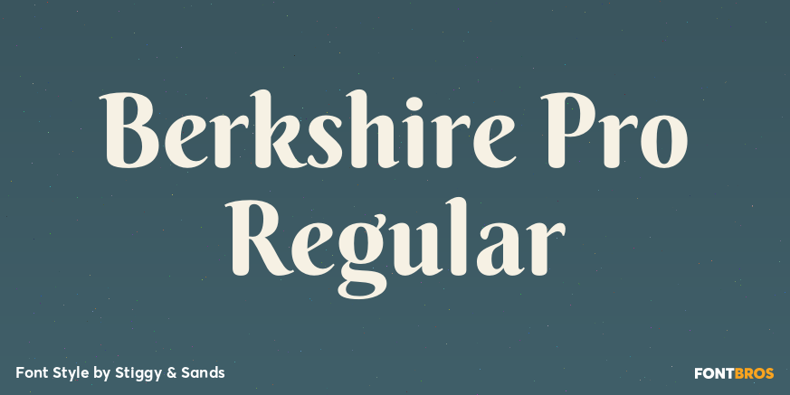 Berkshire Pro Regular Poster