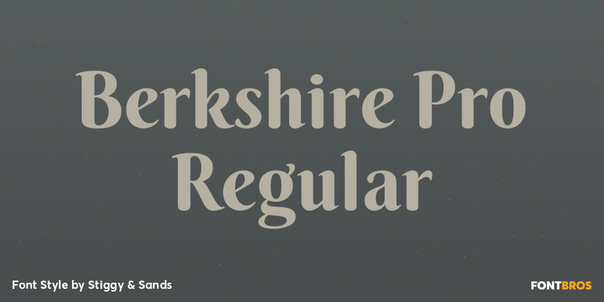 Berkshire Pro Regular Poster