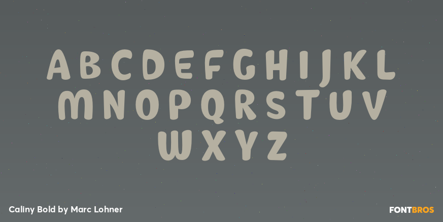 Caliny Bold Font Poster #1