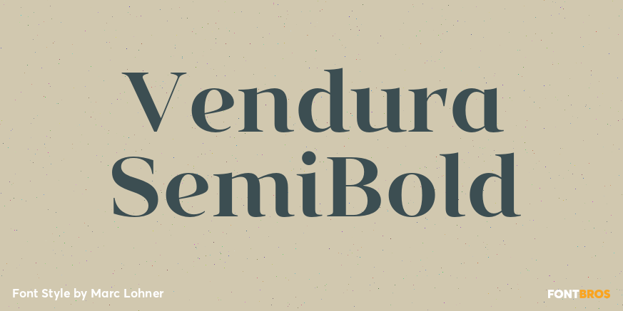 Vendura SemiBold Poster