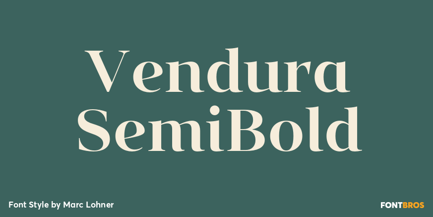 Vendura SemiBold Poster