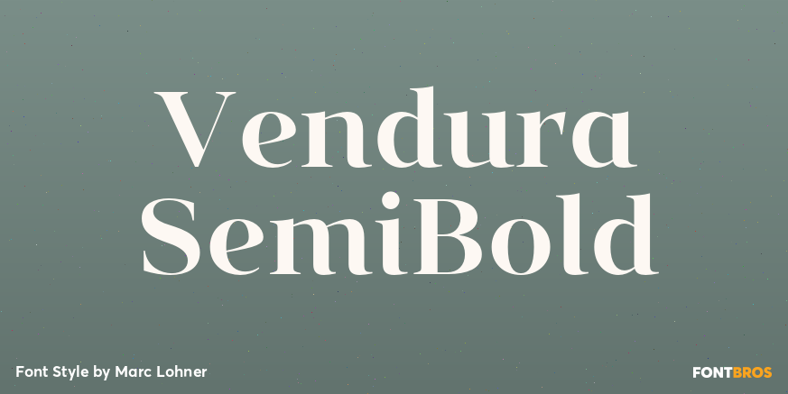 Vendura SemiBold Poster