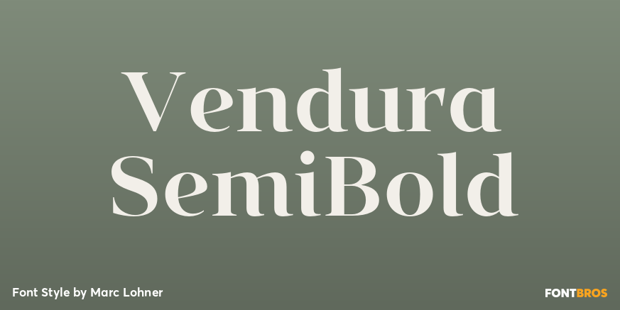 Vendura SemiBold Poster