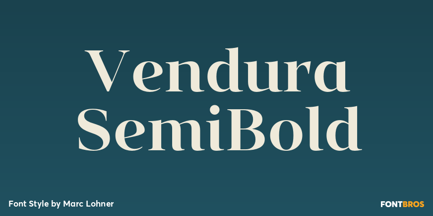 Vendura SemiBold Poster
