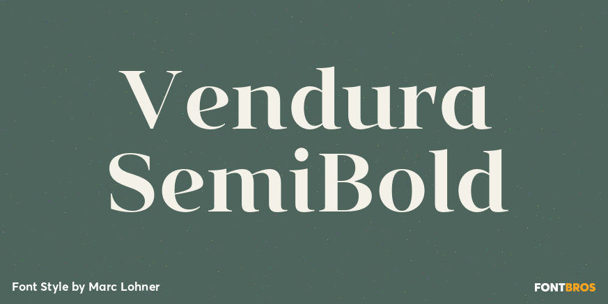 Vendura SemiBold Poster