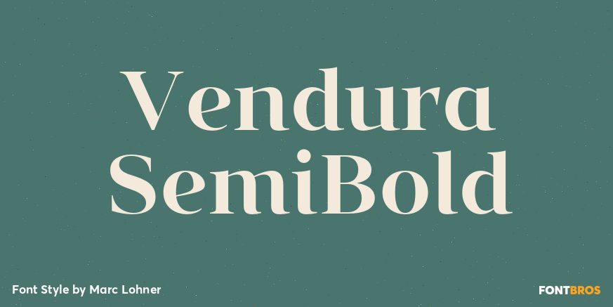 Vendura SemiBold Poster