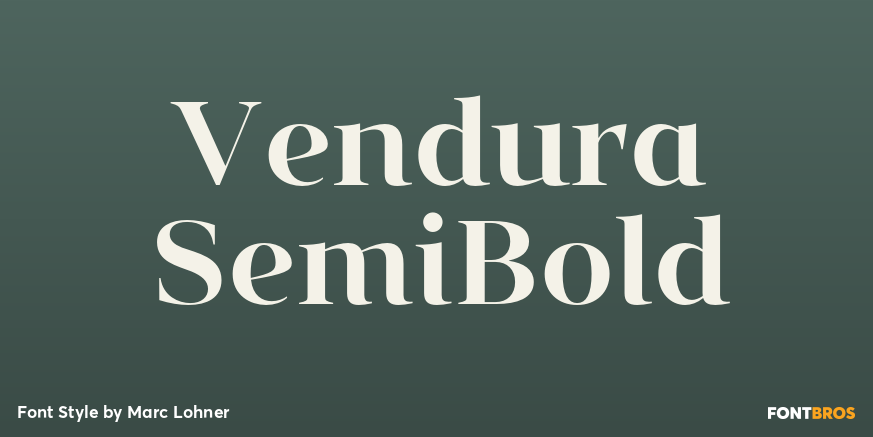 Vendura SemiBold Poster