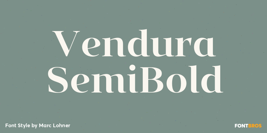 Vendura SemiBold Poster