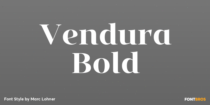 Vendura Bold Poster