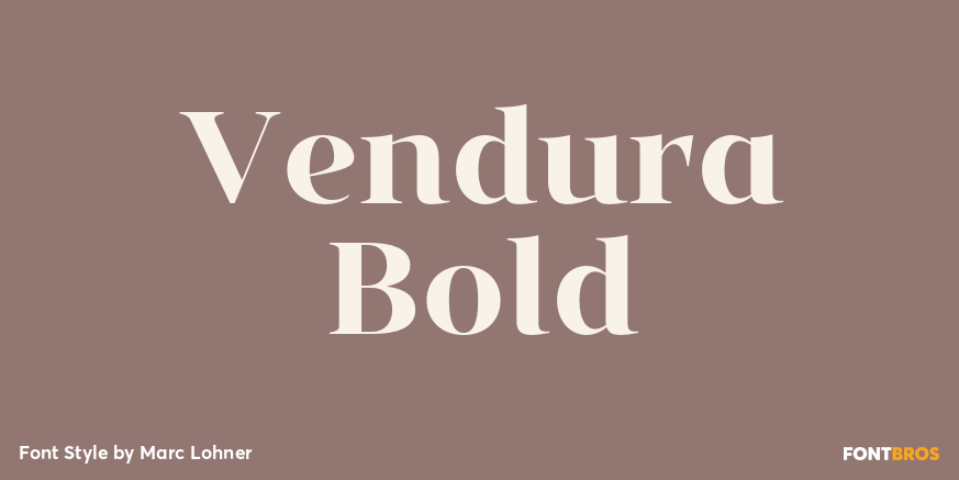 Vendura Bold Poster