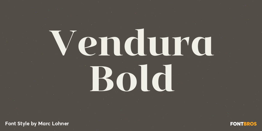 Vendura Bold Poster