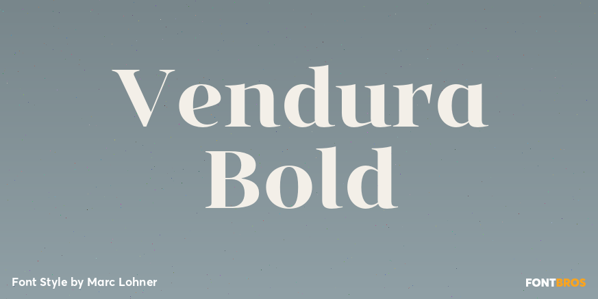 Vendura Bold Poster