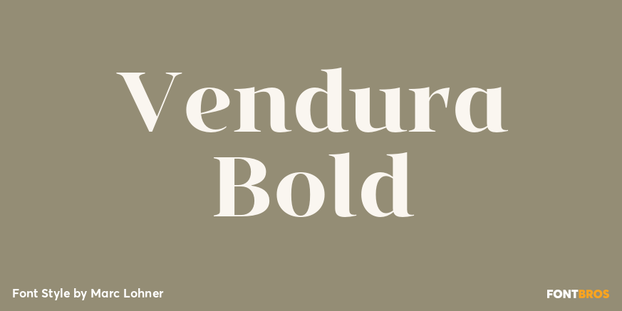 Vendura Bold Poster