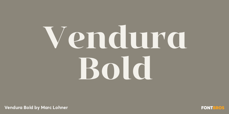 Vendura Bold Poster