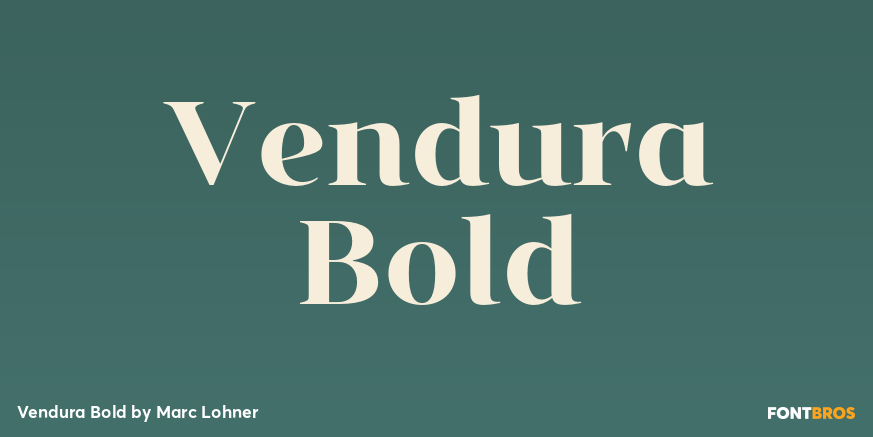 Vendura Bold Poster