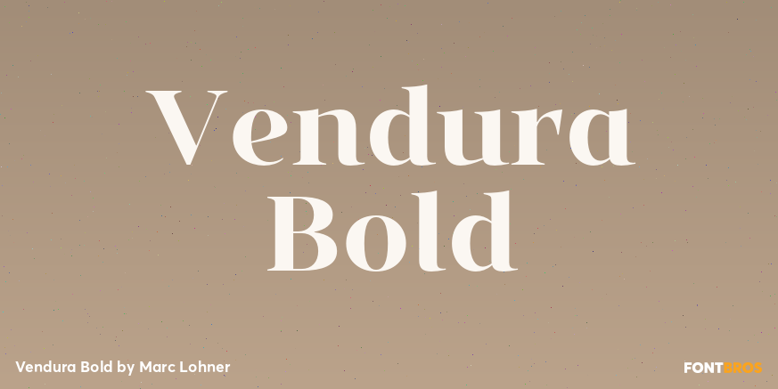 Vendura Bold Poster