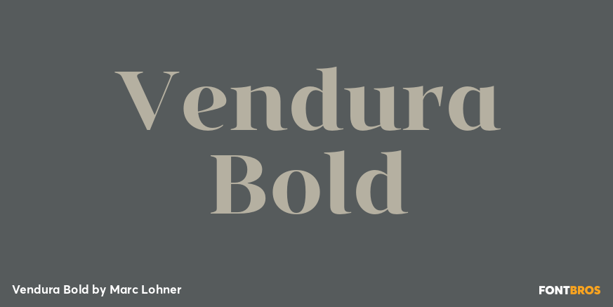 Vendura Bold Poster