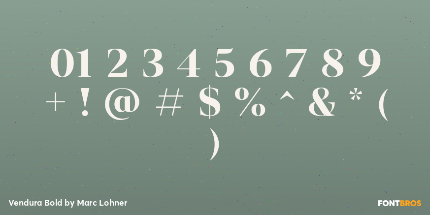 Vendura Bold Font Poster #4